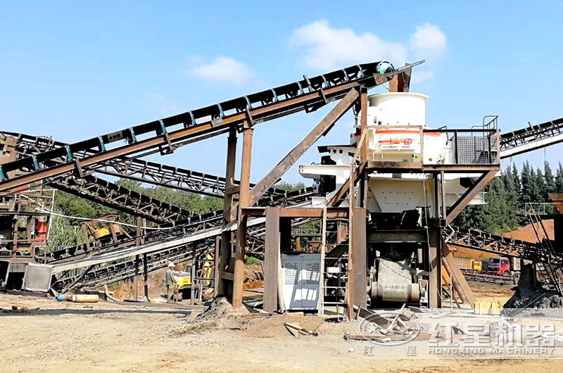 制砂機(jī)成品粒型好，成品多用于建筑工程，道路基建